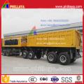 Cajas dobles interconectadas Side Dump Tipper Semi Trailer